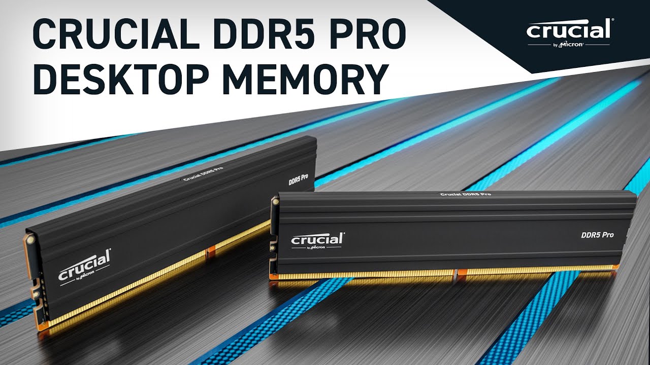 Crucial Pro 32GB Kit (16GBx2) DDR5-6000 UDIMM | CP2K16G60C48U5