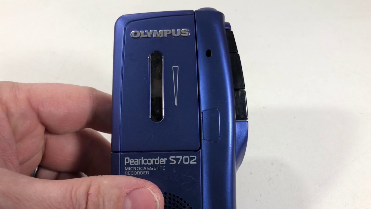 eBay Listing: Olympus Blue Pearlcorder S702 Microcassette Tape