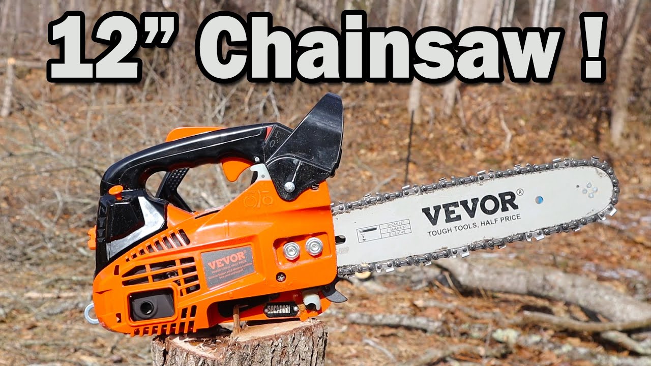 A New Tiny Chainsaw for the New BIG Farm - Vevor 12 Inch Chainsaw