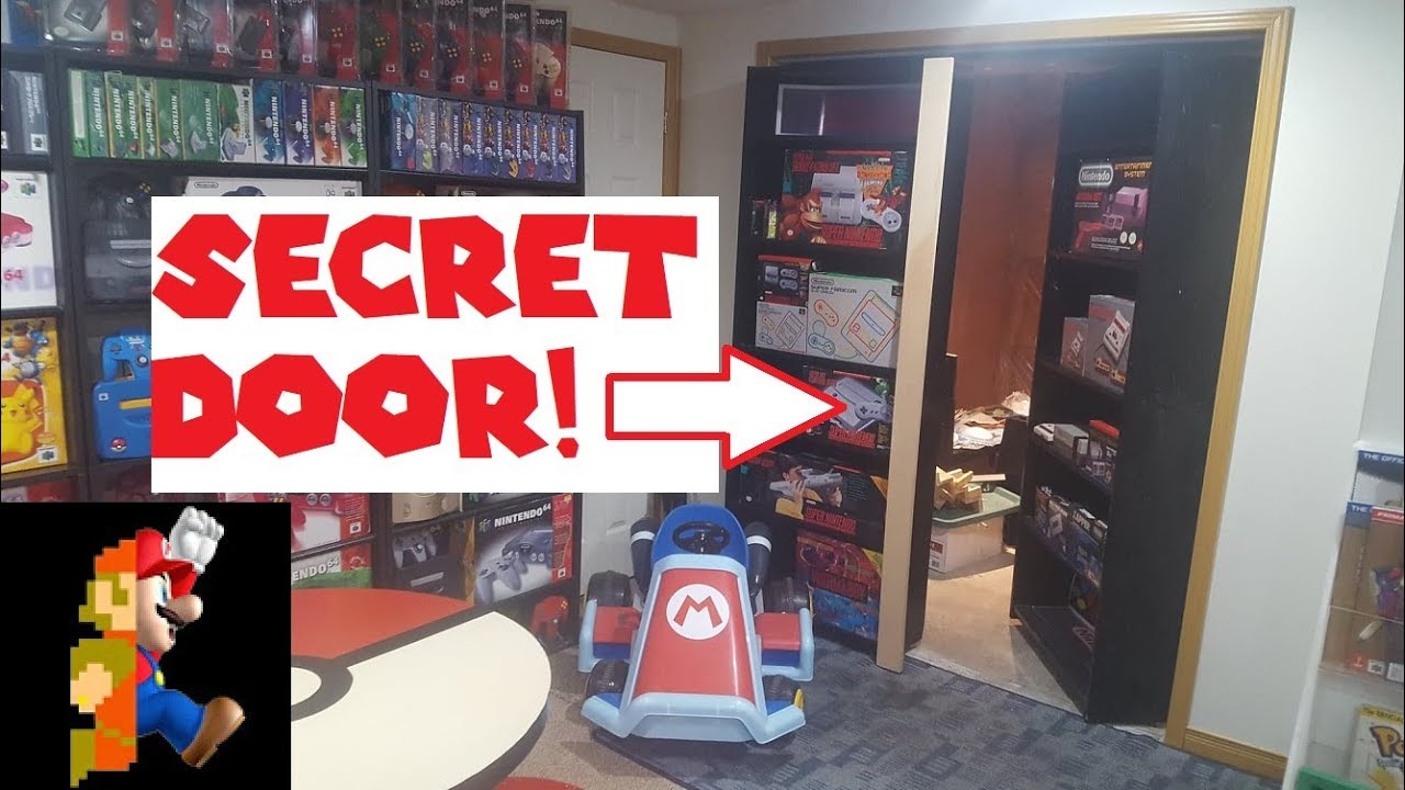 Secret Door!? Building the Nintendo Room Part 6 - YouTube