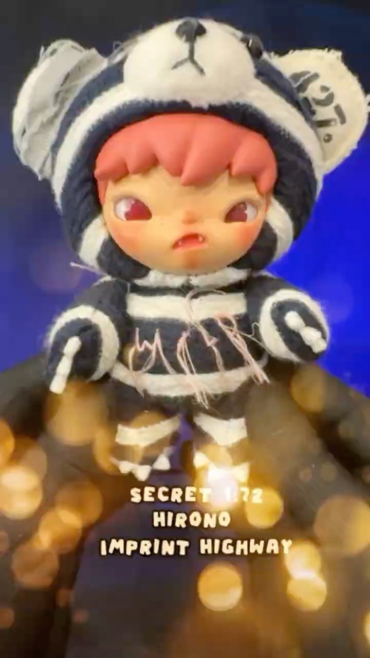 HIRONO SECRET Road Journal Series Imprint Highway Pop Mart Plush
