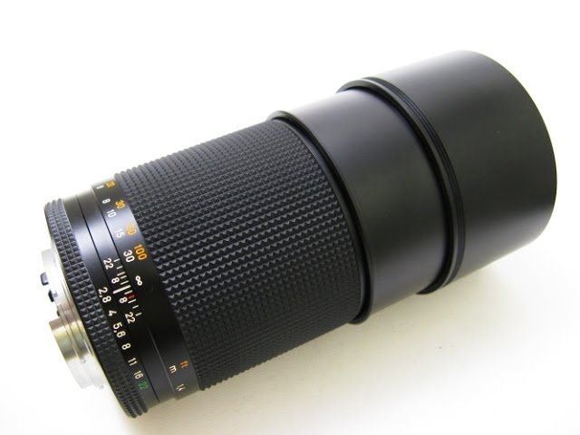 Carl Zeiss Sonnar 180mm F2.8 MMG (Lens made in West Germany) - YouTube