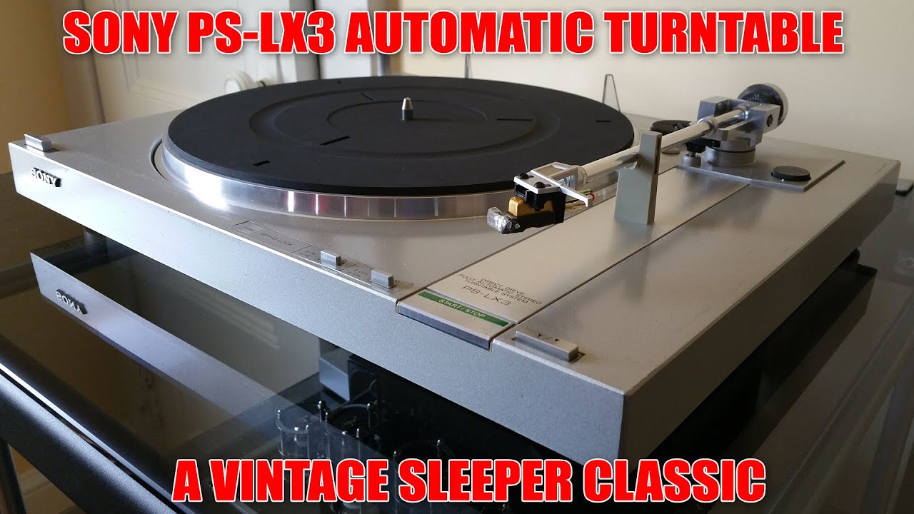A look at my Sony PS-LX3 turntable - YouTube