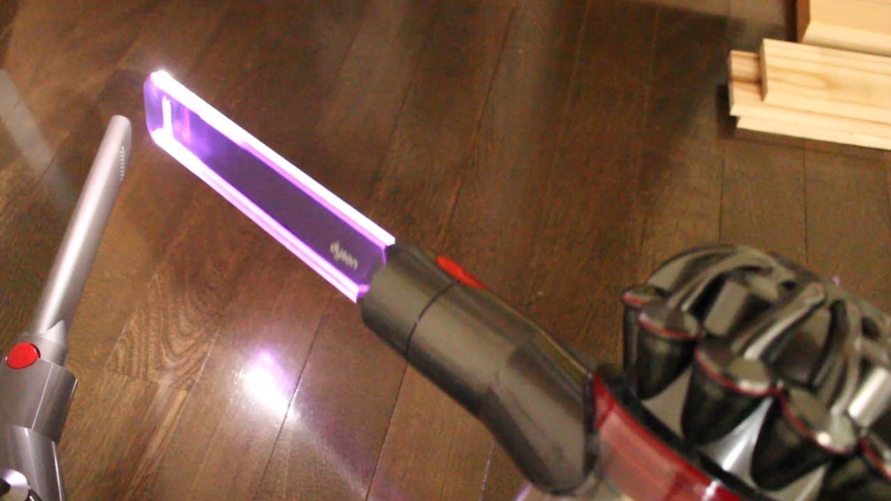 ダイソンに付属されているLED隙間ノズルの明るさ【V8 Slim Fluffy+/