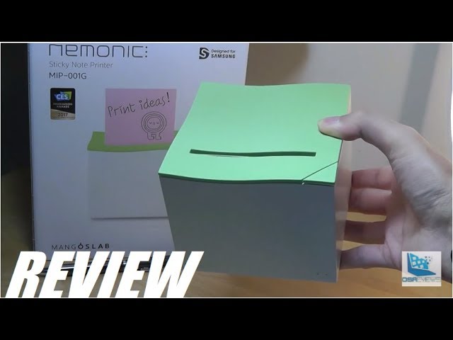 REVIEW: Mangoslab Nemonic - Smart Sticky Note Printer! [Thermal
