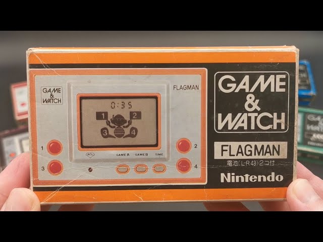 Nintendo Game & Watch - Flagman (FL-02) Unboxing and Gameplay