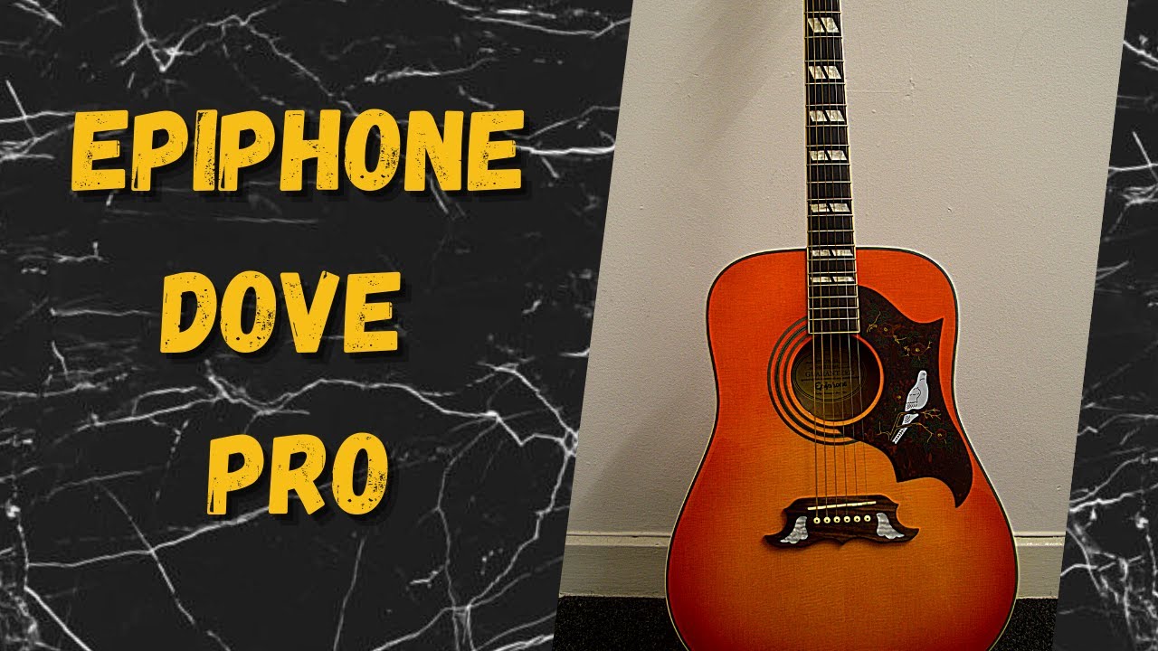 Guitar Reviews Acoustic: Epiphone Dove Pro - Amazing!!! - YouTube