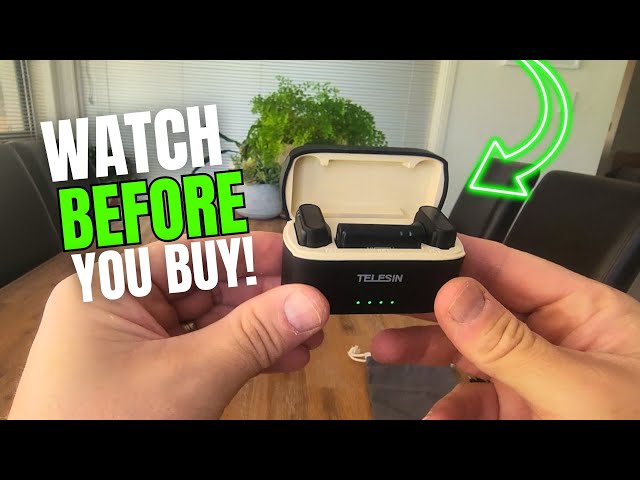 I TESTED the TELESIN Wireless Mics - Amazingly small - YouTube