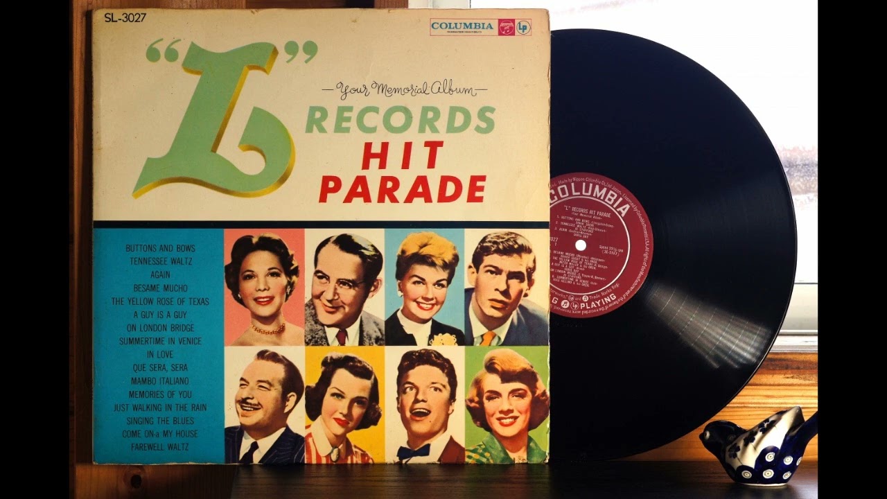 LPレコードで '50年代洋楽 ”テネシー・ワルツ” ”ボタンとリボン” 他 全