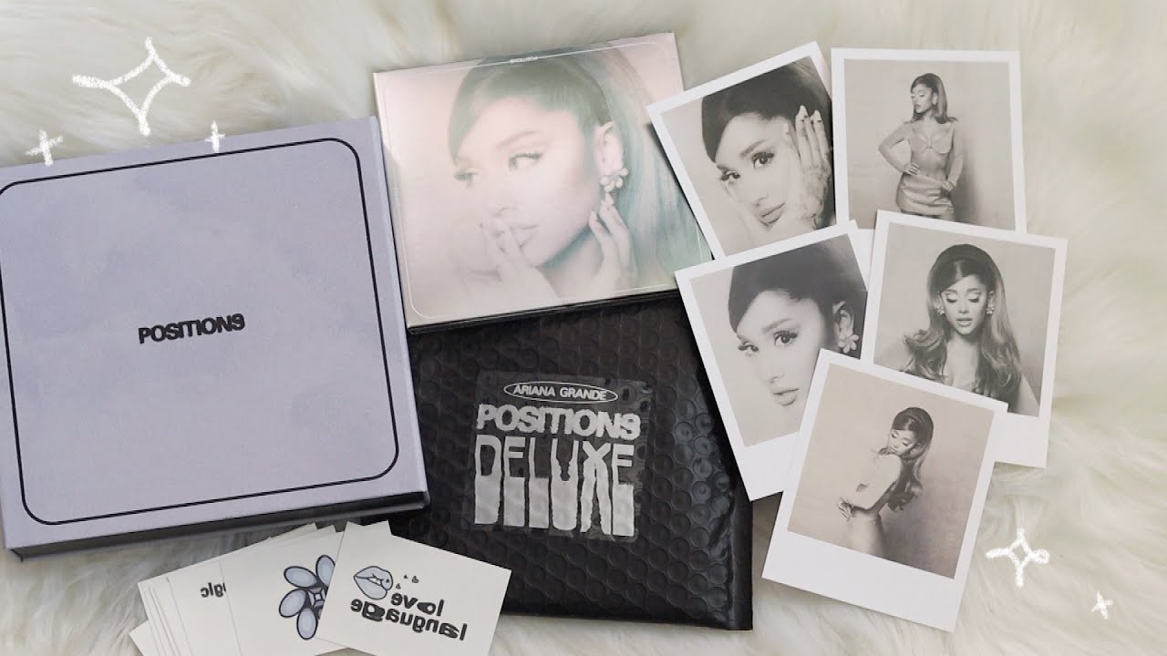 ariana grande - positions (deluxe cd boxset unboxing) - YouTube