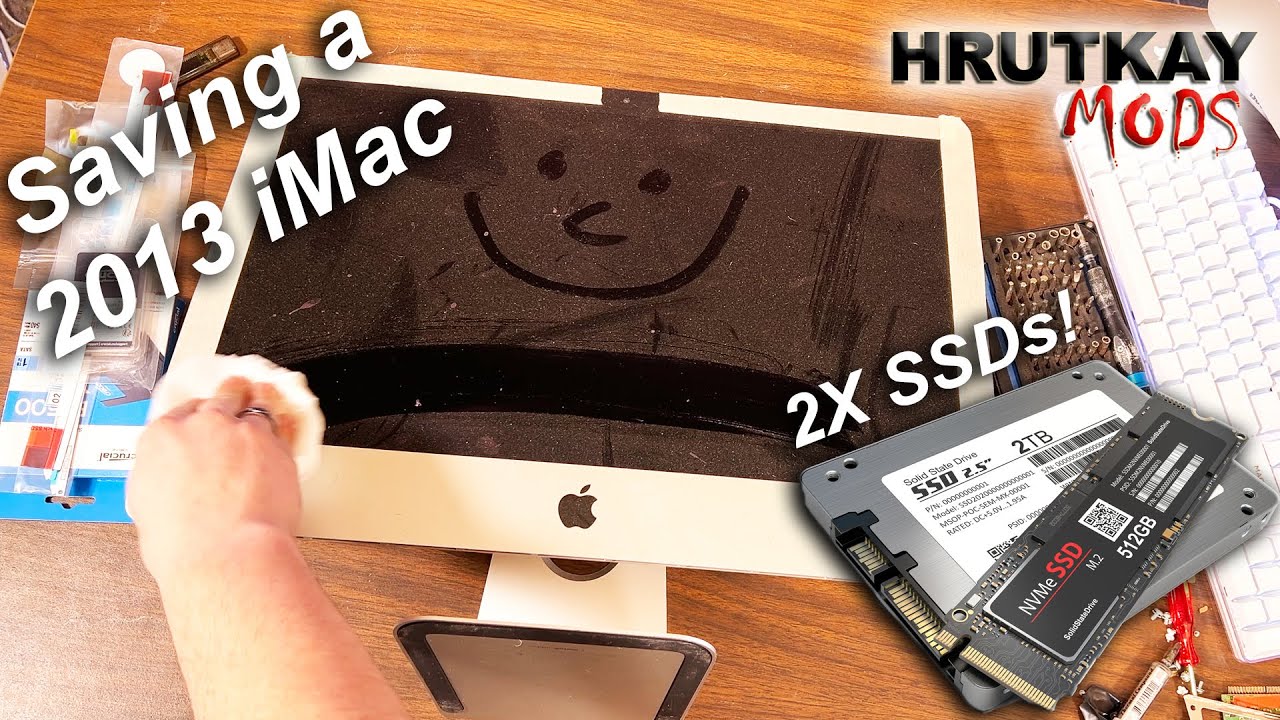 Late 2013 iMac Dual SSD Upgrade - YouTube