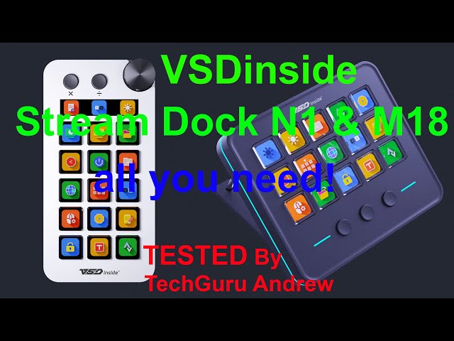 VSDinside N1 & M18 Stream Dock - YouTube
