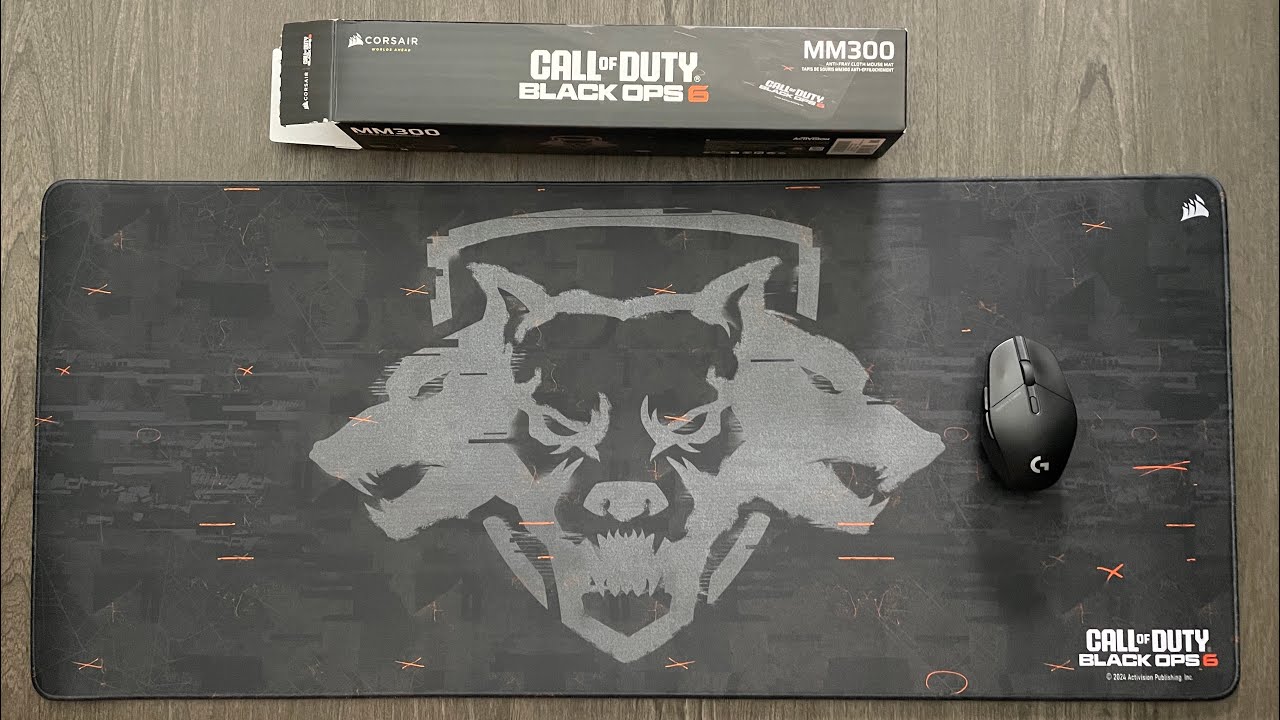 Corsair MM300 2XL Black Ops 6 Mouse Pad Unboxing - YouTube