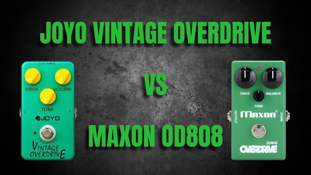 $35 vs $150 Tube Screamer? Joyo Vintage Overdrive vs Maxon OD808
