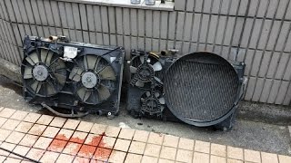 Serious DIY] Vol.10 JZX100 Chaser electric fan conversion (Part 1