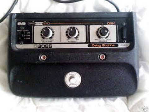 BOSS DM-1 Delay Machine Guitar Pedal - YouTube