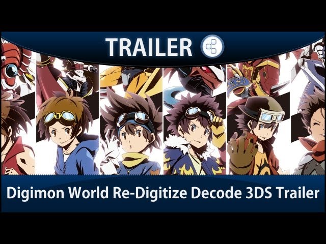 Digimon World Re-Digitize Decode 3DS Trailer - YouTube