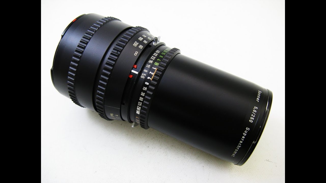 Hasselblad Carl Zeiss SONNAR SUPERACHROMAT C 250mm f/5.6 - YouTube