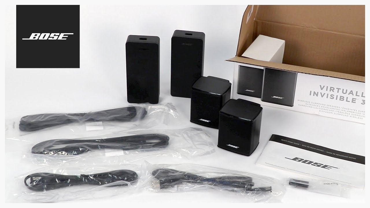 Bose Virtually Invisible 300 – Unboxing and Setup - YouTube