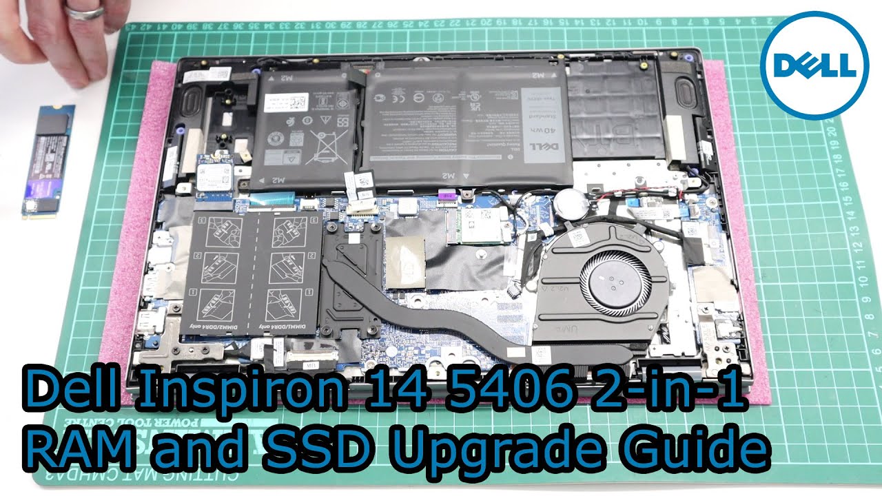 Dell Inspiron 14 5406/5410 2-in-1 RAM and SSD Upgrade Guide (2020