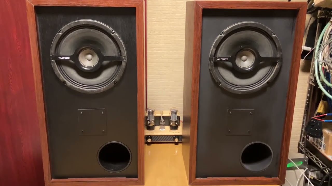 オーディオ試聴動画 ALTEC 409-8D国産古箱 自作スピーカー 真空管