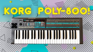 Korg Poly-800: History, Sounds & a Full Hardware Jam - YouTube