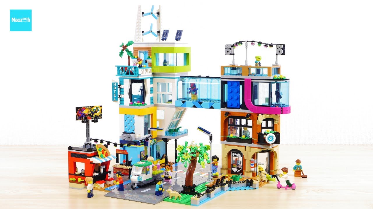 LEGO City Downtown 60380 Speed build & Review - YouTube