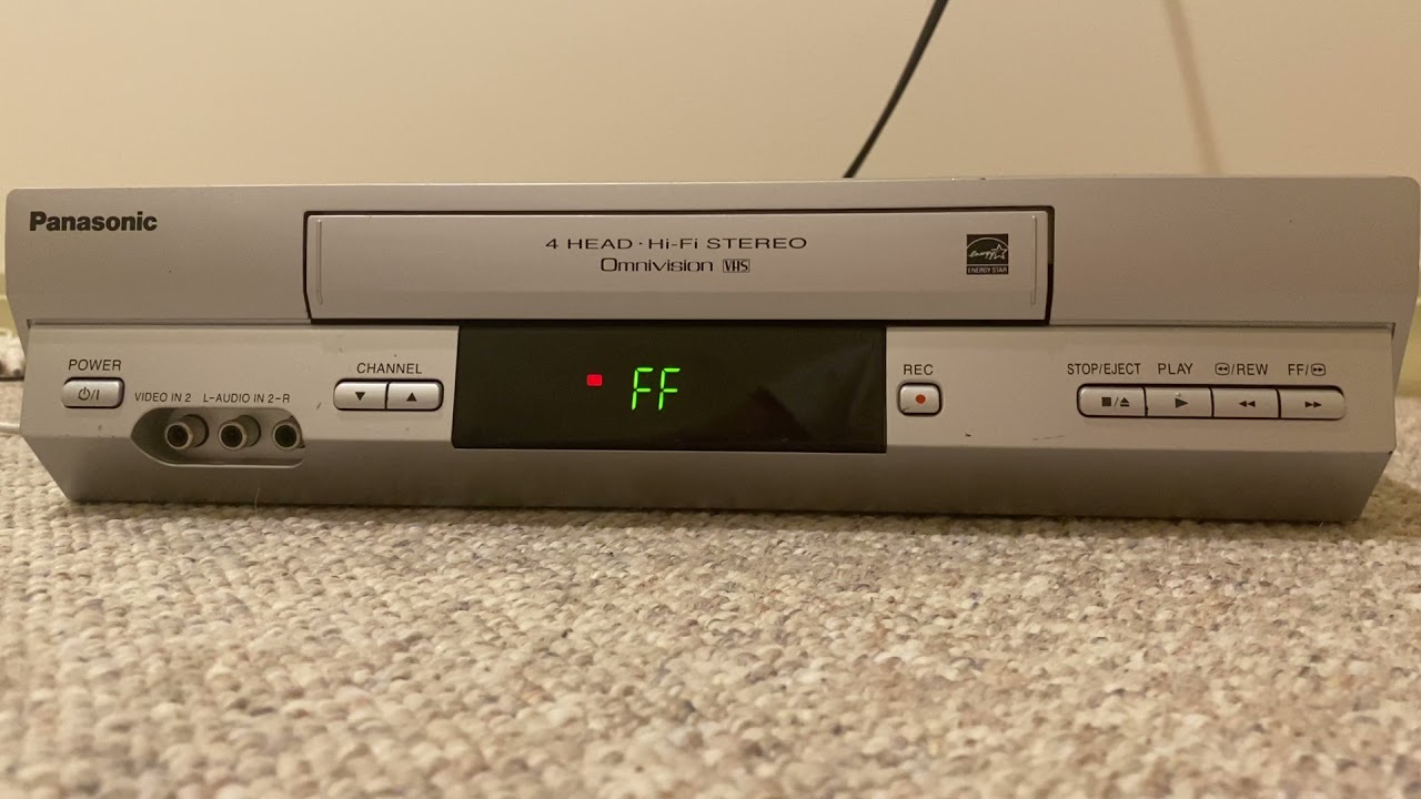 2005 Panasonic 4 Head Hi-Fi Stereo Omnivision PV-V4525S VCR Fast