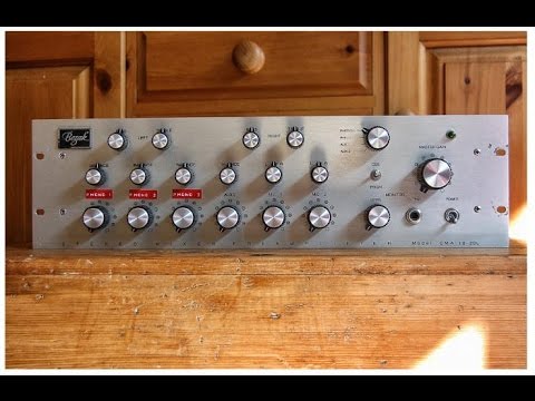 Bozak / Urei Rotary Mixer questions answered (restoration, how to