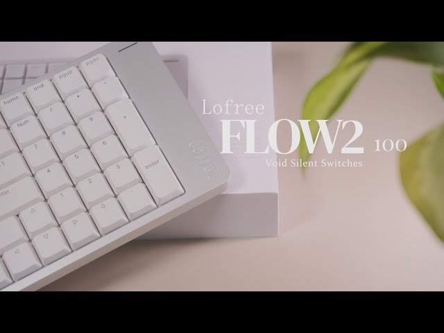 Lofree Flow2 100 | Low-Profile Keyboard with Void Silent Switches