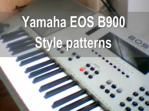 Yamaha EOS B900 Dance patterns - YouTube