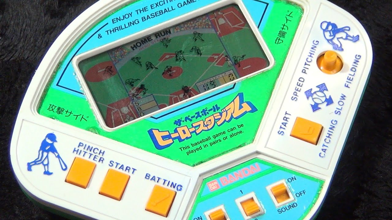 レトロ 電子ゲーム】バンダイ ザ・ベースボール ヒーロースタジアム