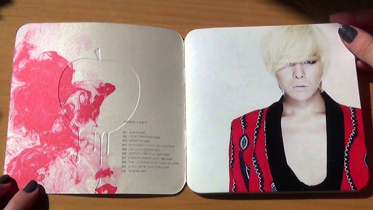 Unboxing G-DRAGON 지드래곤 1st Korean Studio Album Heartbreaker
