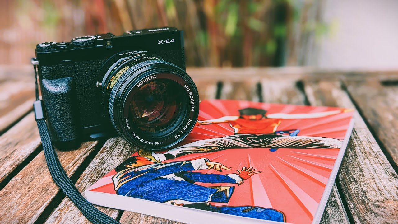 Minolta 50mm f1.2 MD Rokkor adapted to Fujifilm X-E4 - YouTube