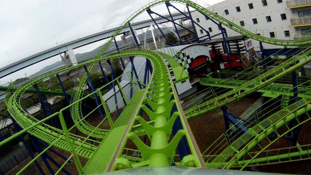 Venus Roller Coaster POV Maurer Söhne Looping Space World Japan HD