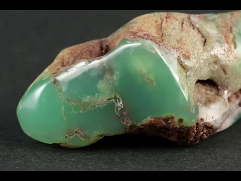 クリソプレーズ(緑玉髄) 原石 磨き 25.2g｜天然石 通販キラリ石