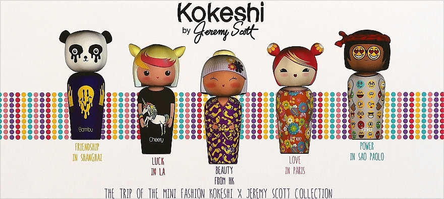 Set (edt/mini/4x5ml) Kokeshi Parfums Miniatures Set | Makeup.cy
