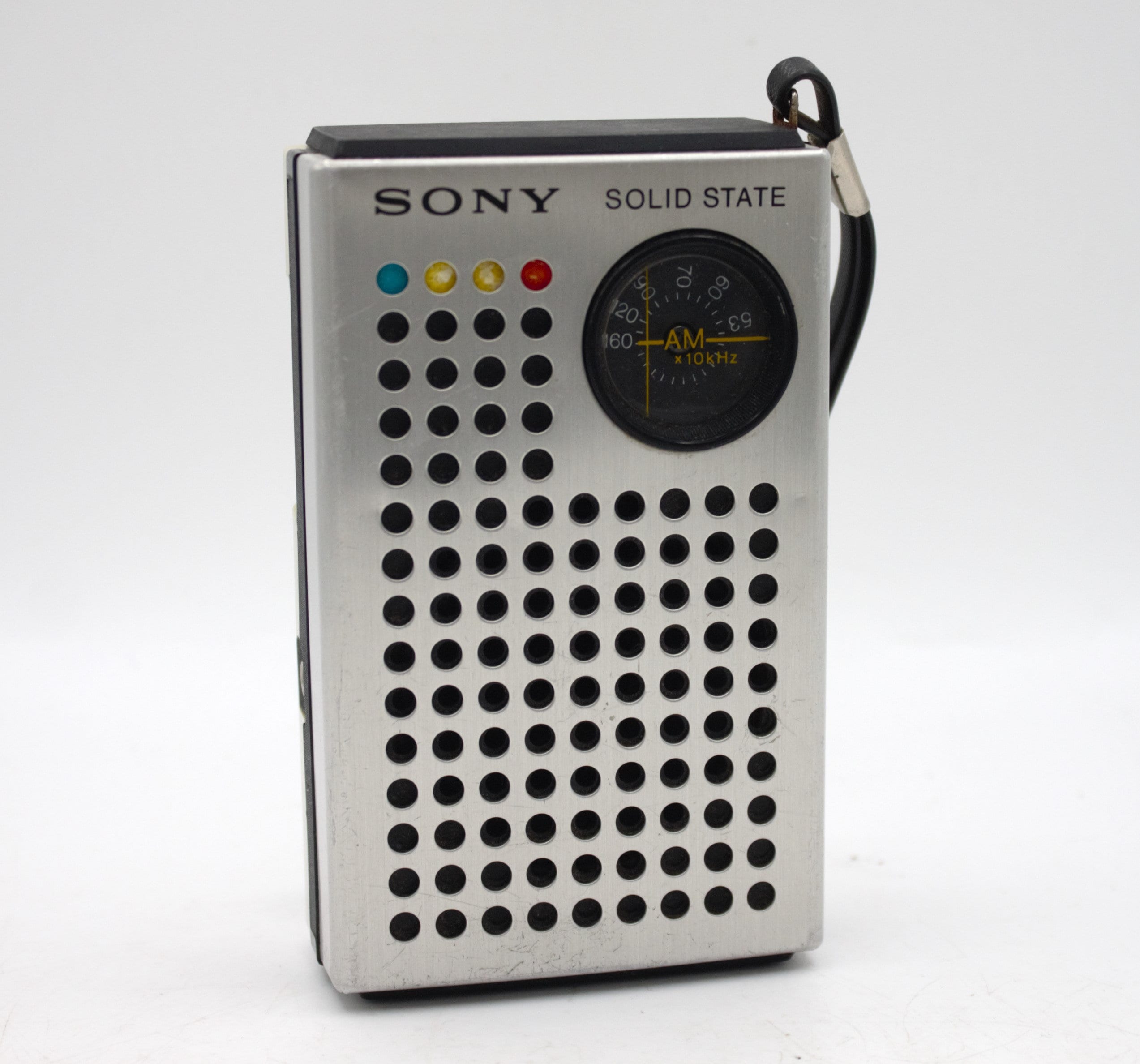 Vintage 1960s Sony Transistor Radio Solid State AM Receiver Cool