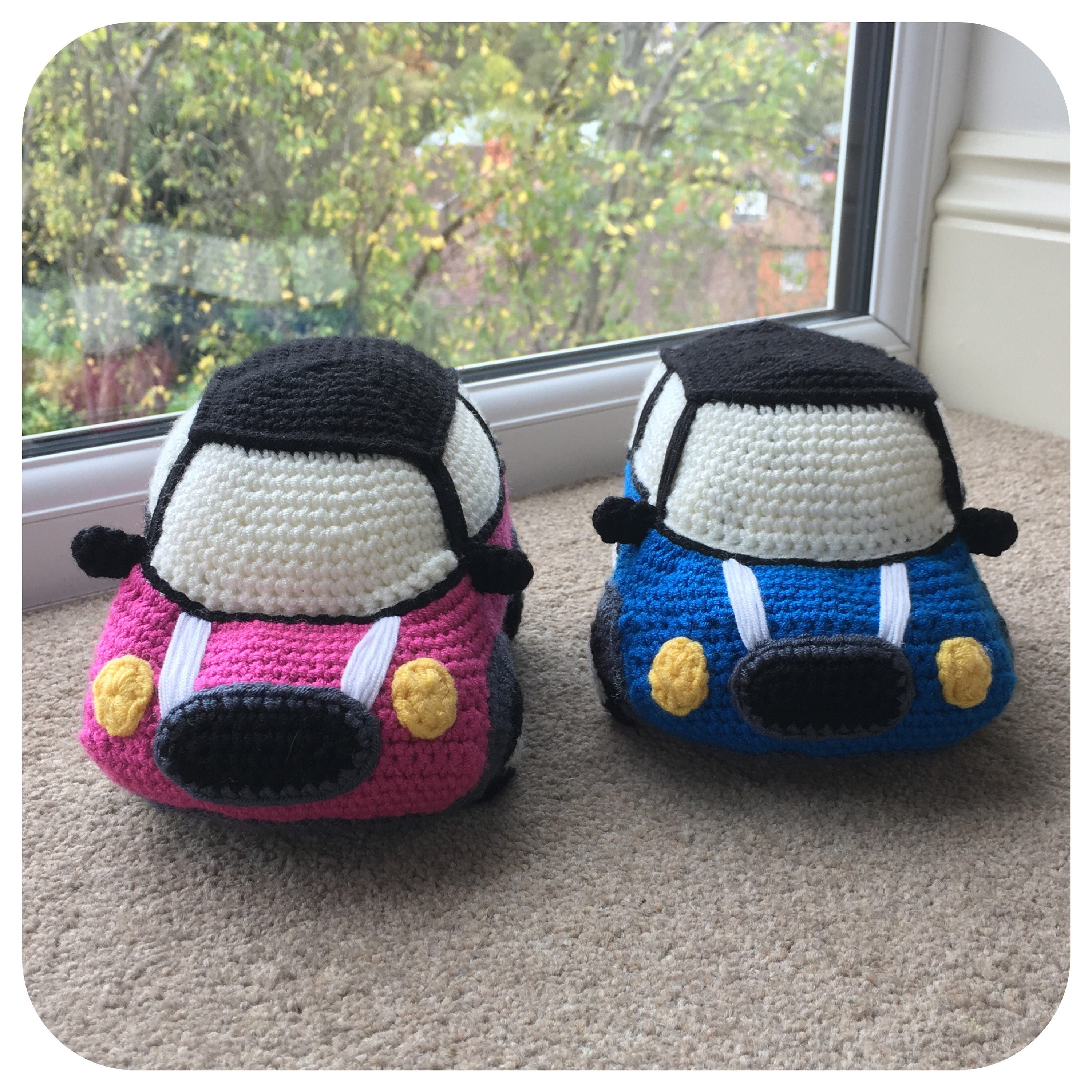 ミニクーパーのぬいぐるみのかぎ針編みパターン - Etsy 日本