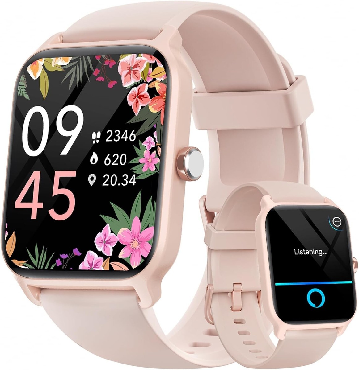 Smart Watch for Women Alexa Built-in Waterproof Fitness Calls for