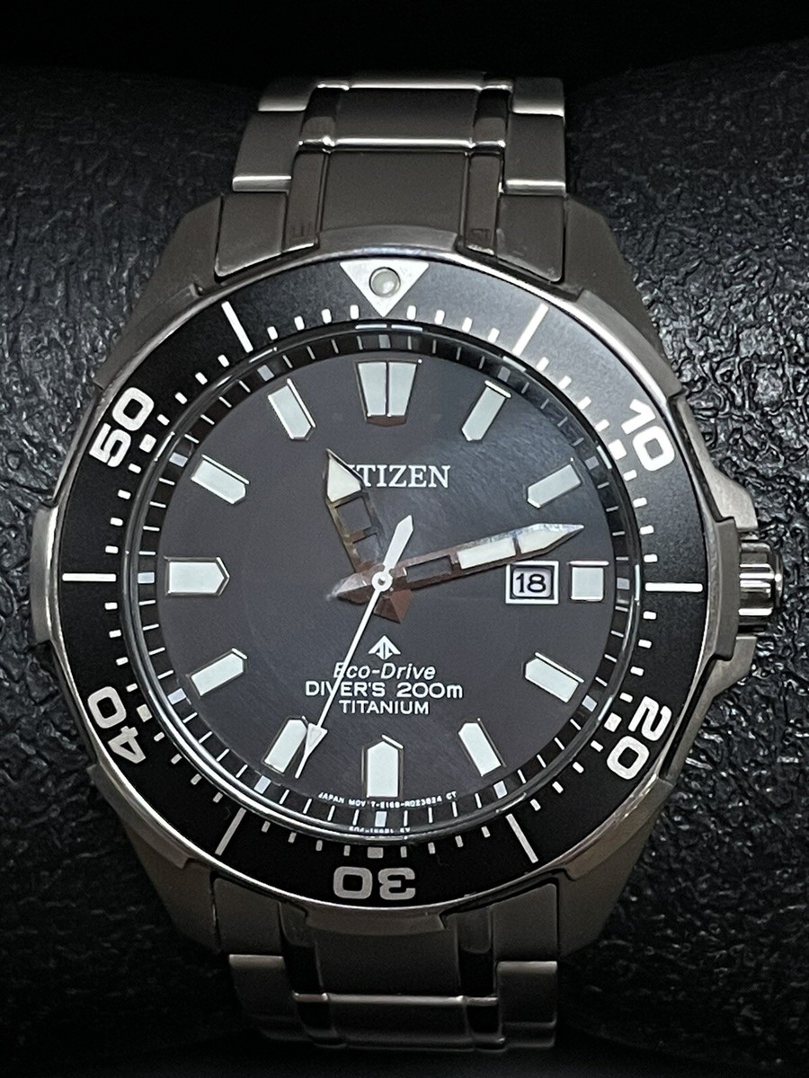 Citizen E168 Promaster Titanium Diver Luminous Eco-Drive 44mm