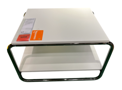 Brand New IKEA BAGGBODA Side Table White 71x50 cm (28x19 ⅝