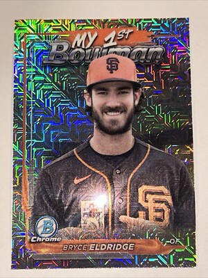 Bryce Eldridge 2024 Bowman Chrome My 1st Bowman Mojo Refractor