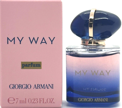 GIORGIO ARMANI MY WAY PARFUM MINI SPLASH FOR WOMEN 0.23 Oz / 7 ml