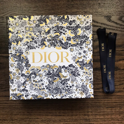DIOR Holiday 2021 Limited Edition Empty Gift Box 8.5” x 8.25” x 3