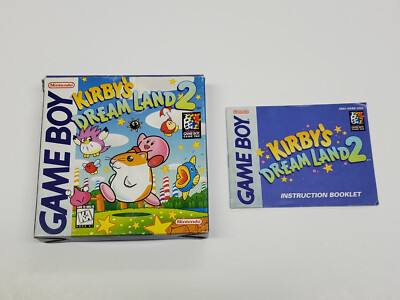 Kirby's Dream Land 2 Nintendo Game Boy Box & Manual * | eBay