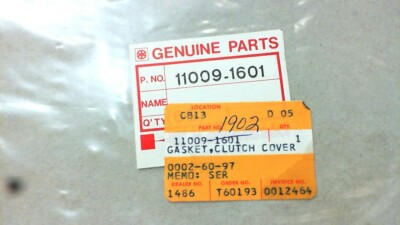 NOS 1987-1990 Kawasaki ZX750 Ninja Crank Case Clutch Cover Gasket