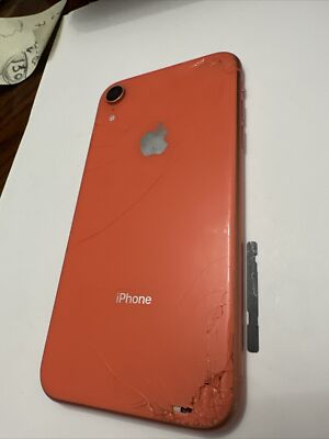 Apple iPhone XR Salmon Orange Full Back Housing Frame Original