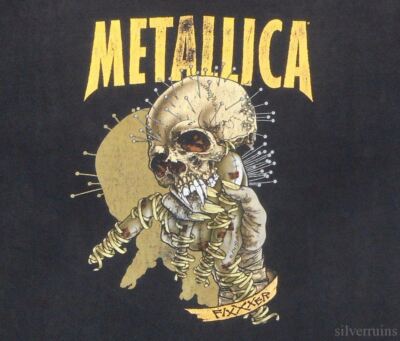 Metallica Vintage T Shirt 1997 Re Load Tour Concert 90's Pushead