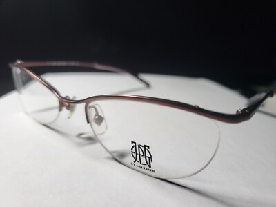 Jean Paul Gaultier JPG 57-0063 vintage half rim oval optical frame